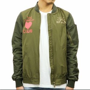 Scotch & Soda Dark Green Bomber Jacket